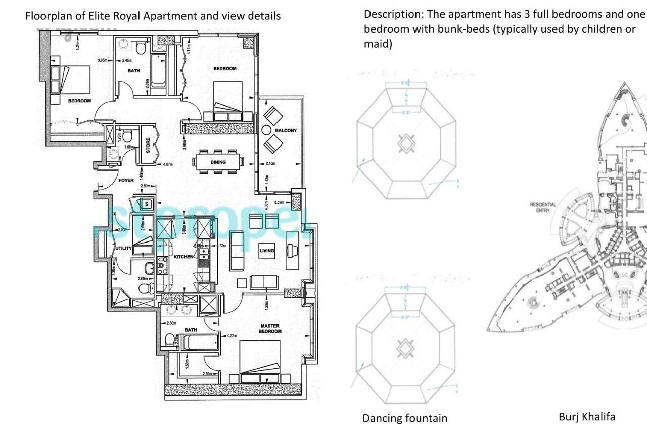 Elite Royal Apartment | Burj Residences Tower 5 | Gold Dubai Buitenkant foto